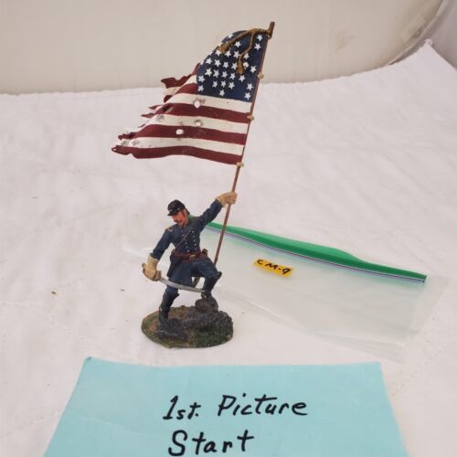 Metal Toy Soldier ACW57157  "Mine Eyes Have Seen the Glory" Flag Holder CM-9 - £31.15 GBP