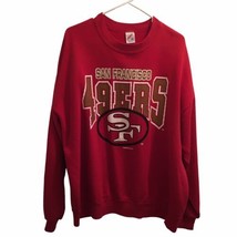 VTG 90s San Francisco 49ers 1993 Crew Neck Pullover Sweatshirt Jerzees 2X USA - £74.52 GBP