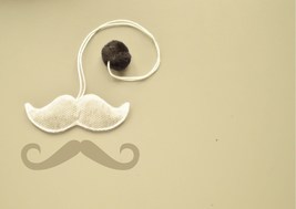 Moustache shaped tea bags 5 pieces shaped tea bags Happy tea Gifts for men Bags  - $12.69