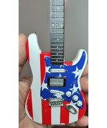 WAYNE KRAMER - Stars N' Stripes Fender Strat 1:4 Scale Replica Guitar~Axe Heaven - $33.66