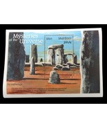 MNH Maldives 1992 Mysteries Of The Universe Stamp Sheet Stonehenge - £3.96 GBP