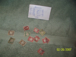 lot of {12} worldwide postage stamps  {bavaria} - £7.14 GBP