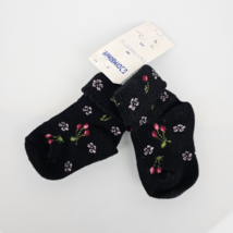 VTG Gymboree Holiday Magic Black Cherries Socks Baby Girl 3-6-9-12 NEW - £11.63 GBP