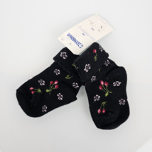 VTG Gymboree Holiday Magic Black Cherries Socks Baby Girl 3-6-9-12 NEW - $20.31 CAD