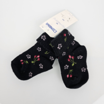 VTG Gymboree Holiday Magic Black Cherries Socks Baby Girl 3-6-9-12 NEW - £11.86 GBP