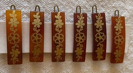 ⭕⭕Vintage, 6 x barrettes à cheveux, épingles à cheveux, rétro des années 80 - $9.90