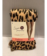 Secret Treasures Pantyhose Leopard Animal Print Tights Fashion - £7.84 GBP