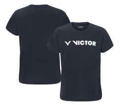 Victor 25F/W Unisex Badminton T-Shirts Sports Training Tee Black AsiaFit... - $49.90