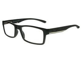 GL2101SIL Rochester Black &amp; Silver +2.5 Unisex Retro Reading Glasses Goo... - £12.41 GBP