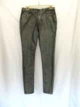 a.n.a. skinny jegging jeans Size 4 silver metallic inseam 30&quot; A New Appr... - $13.67