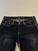 36 x 36 ~ Tag: 33 x 35 ~ Cowgirl Tuff Chrome Gypsy Bootcut Jeans - £39.51 GBP