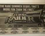 Tomb Raider Cradle Of Life Vintage Movie Print Ad Angelina Jolie TPA10 - $5.93