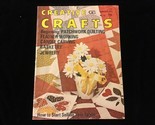 Creative Crafts Magazine February 1975 #43 Patchwork Quilting, Feather W... - £7.85 GBP