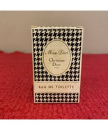 Vintage Christian Dior Paris Miss Dior Eau De Toilette Splash 10ml - $42.70