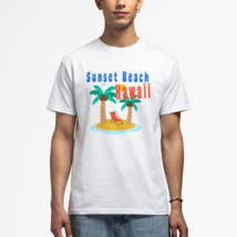 sunset beach hawaii shirt Classic Crew Neck T-Shirt - $22.99