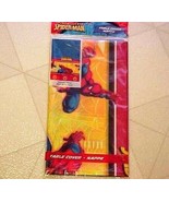 Hallmark Marvel Spider-Man Birthday Tablecloth Plastic Tablecover New 54... - £7.08 GBP