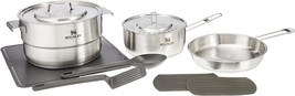 The 11-Piece Stanley Even Heat Camp Pro Cookset Is An Outdoor Travel Kit For - £155.25 GBP