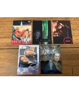 The X Files Promo Trading Card Lot of 5 Cards Topps Season 6 7 8 CV JD - $145.76 MXN