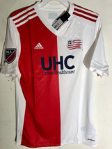 Adidas Youth MLS Jersey New England Revolution Team White Alt Size M - $9.89