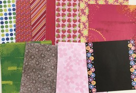 Scrapbooking Paper Lots of 50 12x12&quot; Sheets Set #19-Various Sheets Girls Flowers - £11.96 GBP
