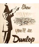 1957 Dunlop Tires London Show Import Advertisement Autocar Earls Court D... - €25,70 EUR