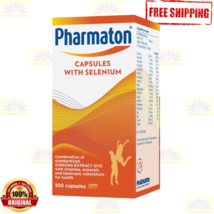 1 X 100s Pharmaton Capsules with Ginseng and Selenium Energy Booster Performance - £46.63 GBP