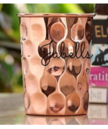 Vaso de vidrio de diseño martillado de diamante de cobre puro 300 ML - $32.27 CAD