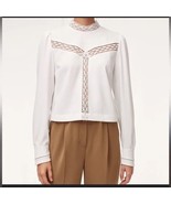 Wilfred White Delaney Blouse NWOT Size M - $1,063.64 MXN