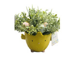 Ceramic Easter Ceramic Duck Chick Water Fowl Planter 5 Inches Base Tall - $36.51