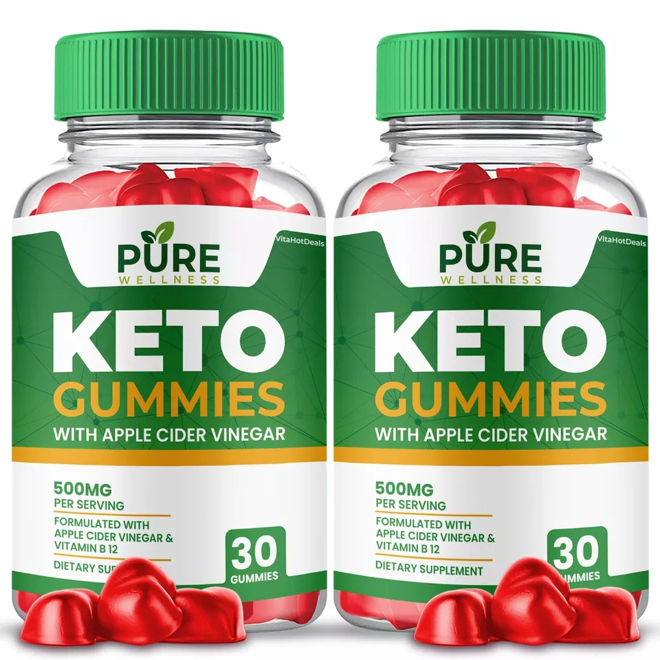 Pure Wellness Keto ACV Gummies, Max Strength Formula for Men and Women (... - $41.98