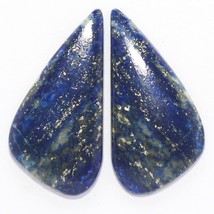 28.20 Cts Natural Lapis Lazuli Loose Gemstones Match Pair (32mm X 16mm) Approx - £5.18 GBP