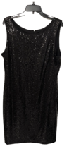 Ellen Tracy Black Full Sequin Cocktail Dress Women&#39;s Size 16 - £36.32 GBP