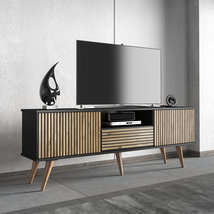 Latte Mid Century Modern TV Stand Up to 80&quot; TVs Console Table - £234.58 GBP