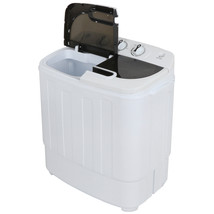 Compact Twin Tub Washing Machine Fast Dryer &amp; Efficient Spin Washer Top Load - £126.09 GBP