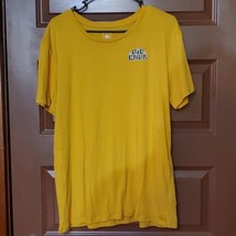 Rip Curl yellow and white t-shirt in size XL - $9.90