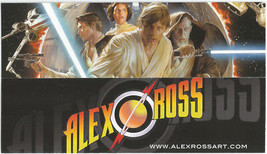 Alex Ross Sdcc Exclusive Star Wars Comic Art Bookmark ~ Luke Han Leia Ben X-Wing - £10.08 GBP