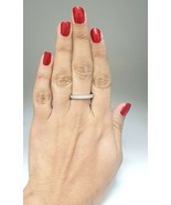 18ct White Gold Cubic Zirconia Full Eternity Ladies Wedding Band - $441.64