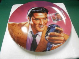 NIB- ELVIS PRESLEY Collector Plate THE ROCK AND ROLL LEGEND - £10.55 GBP
