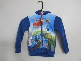 W PBS Kids Jay Jay The Jet Plane Kids size 6 zip up jacket hoodie blue - £31.27 GBP
