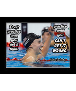 Katie Ledecky Inspirational Swimming Poster Print Motivation Wall Art Sw... - $22.99+
