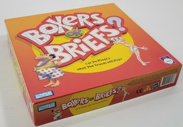 *MM) Boxers or Briefs Adult Party Game Parker Brothers 2005 Hasbro - $11.87