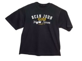 Sean Jean Vintage Xl Fight Team Black T Shirt Size Xl Mens Clxix - £8.79 GBP
