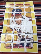 1989 Donruss Hall Of Fame Diamond King Warren Spahn Puzzle Set Sealed Complete - £3.11 GBP