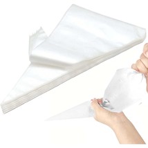 21 Inch Icing Piping Bags,100 Pcs Durable Anti-Rupture Frosting Piping Bags Disp - £26.57 GBP