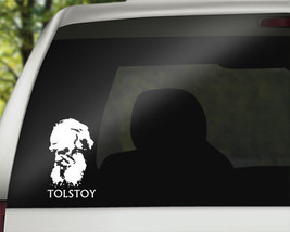 Leo Tolstoy Vinyl Decal / Sticker War and Peace Christian Anarchism Pacifism - £4.78 GBP