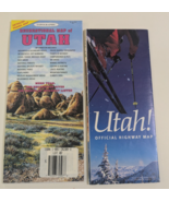 Topographic Recreational Map of Utah By Gtr Maps &amp; Official Highway Map Lot - $365.00 MXN