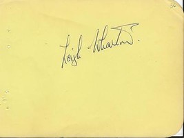 Leigh Wharton Signed Vintage Album Page  - £38.65 GBP