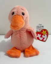 TY Beanie Baby QUACKER JAX the Easter Duck 6 inch Limited Edition - $6.92