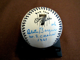 Clete Boyer # 6 1961 Ws Champs Yankees Signed Auto Mickey Mantle #7 Baseball Jsa - £158.26 GBP