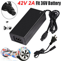 3 Prong Charger Adapter 42V For Hoverboard 36V Battery Electric Scooter ... - $17.09